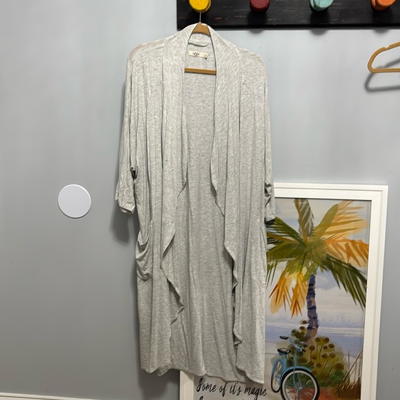 UGG Other - Ugg light gray heathered viscose spandex robe oversized XS/S